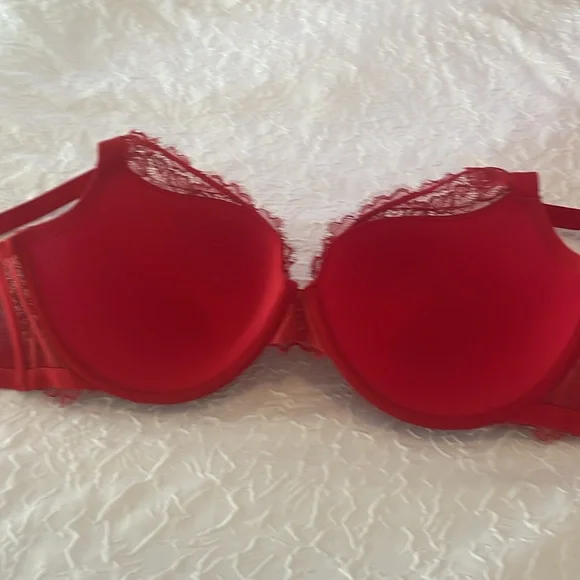 Red Lace Bra - Picture 4 of 5